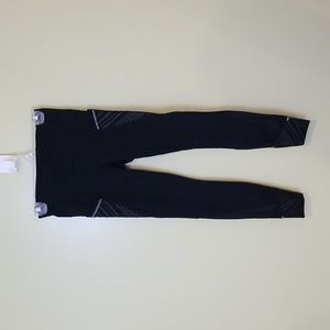 Athleta Black High Waist Leggings With Side Pockets Size XSmall